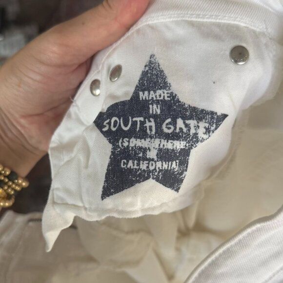 AG Adriano Goldschmied • The Club Well Fitted White Jeans Size 32R - Picture 14 of 14